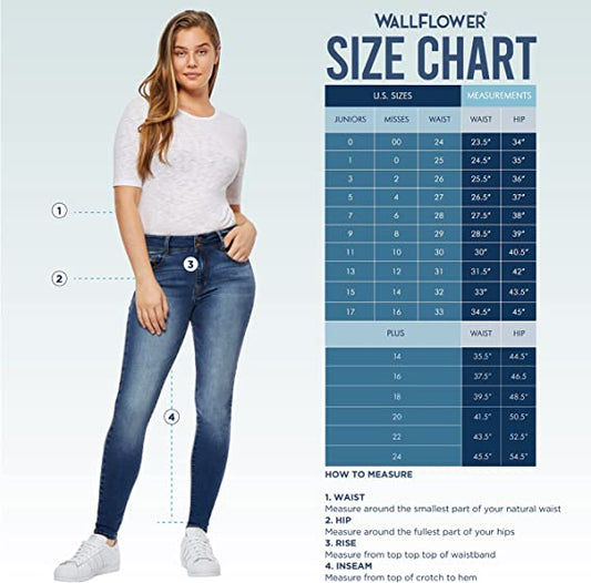 Women's Luscious Curvy Bootcut Mid-Rise Insta Stretch Juniors Jeans